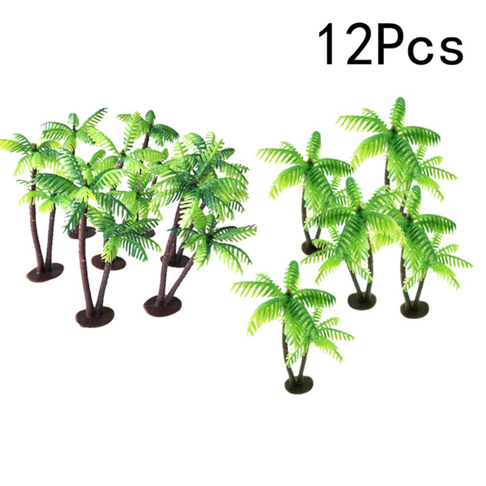Planted Aquarium Models - Künstliche Mini-Palmen für Landschaftsgestaltung, Miniatur-Bonsai, Aquarium-Dekoration,