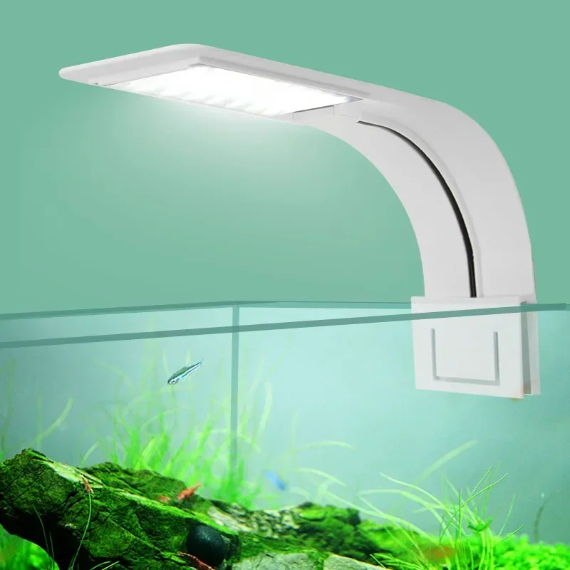 Planted Aquarium Pictures - Ultradünnes LED-Aquariumlicht, 5 W/10 W/15 W,