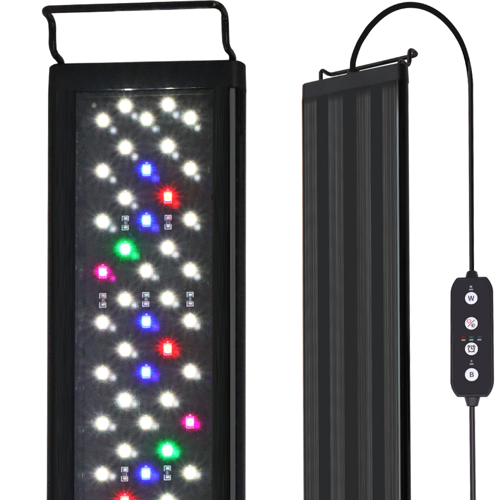 Aquarium Plant Grow Light - 12-30 Zoll Aquarium Vollspektrum LED-Beleuchtung mit
