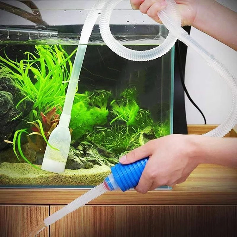 Planted Aquarium Cleaning Kit - 1,4m Aquarium-Wasserwechsler-Set, Aquarium-Reinigungswerkzeug, Kiesreiniger, Siphon-Filterpumpe, Haustierzubehör