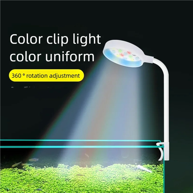 Aquarium Plant Grow Light - 3W LED Clip-On Aquariumbeleuchtung Vollspektrum USB