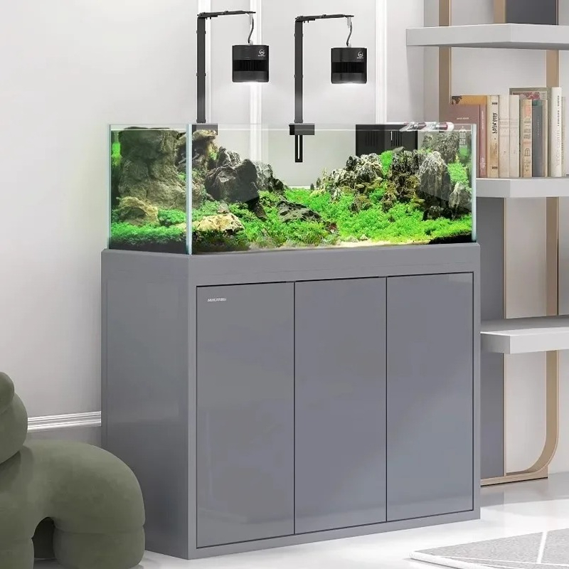 Planted Aquarium Models - X-S Ökologisches Aquarium mit Bodenfilter, Wohnzimmer-Landschaftsgestaltung,