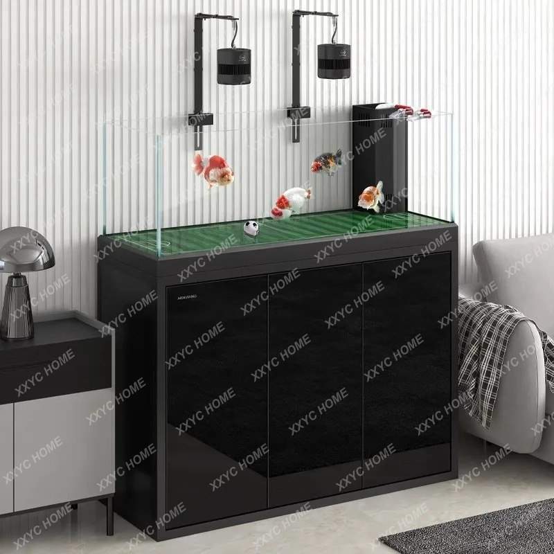 Planted Aquarium Models - Ökologisches Aquarium mit Bodenfilter, Wohnzimmer-Landschaftsgestaltung, ultra-weißes