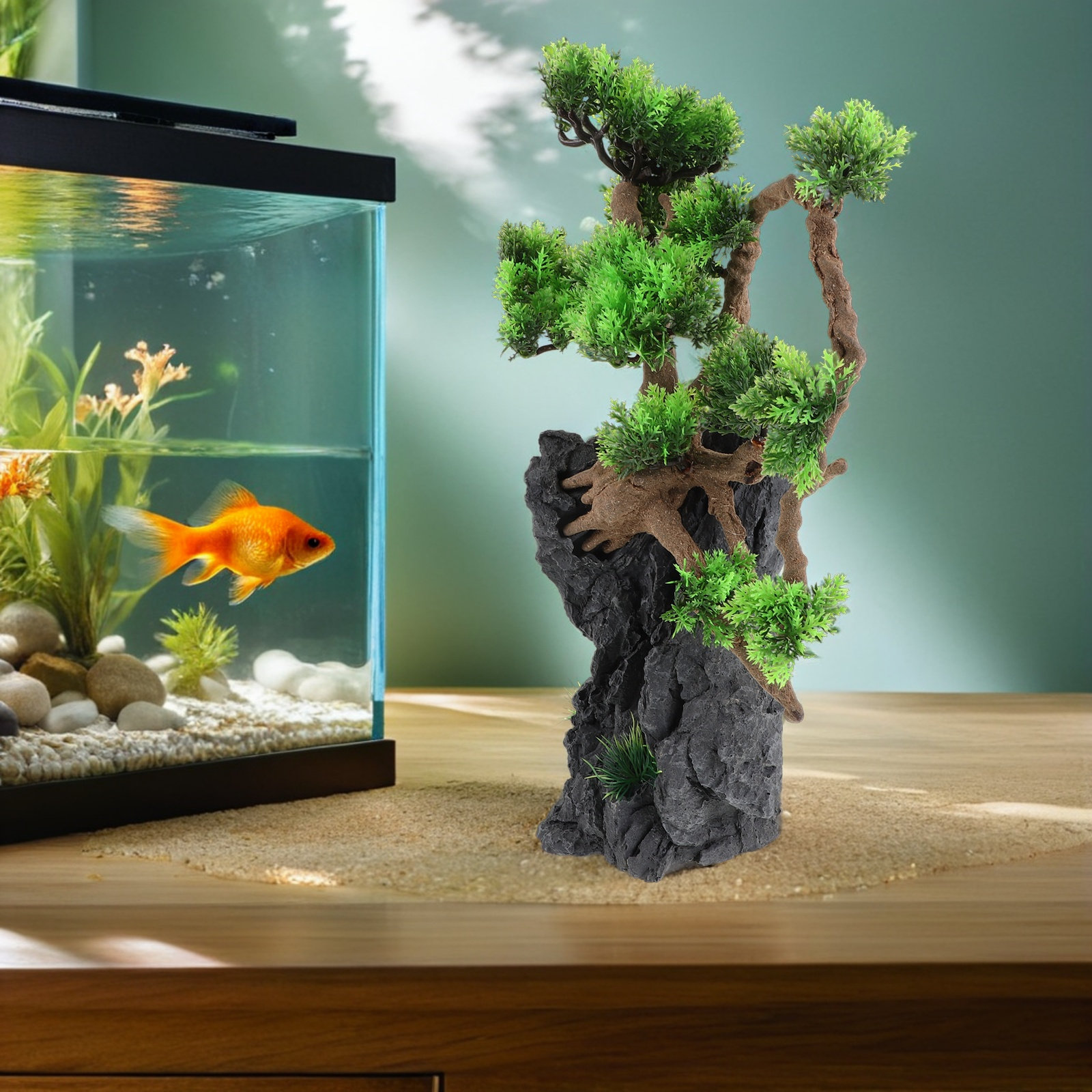 Künstliche Aquarium-Baumdekora – Planted Aquarium For Goldfish Bewertung und Preis