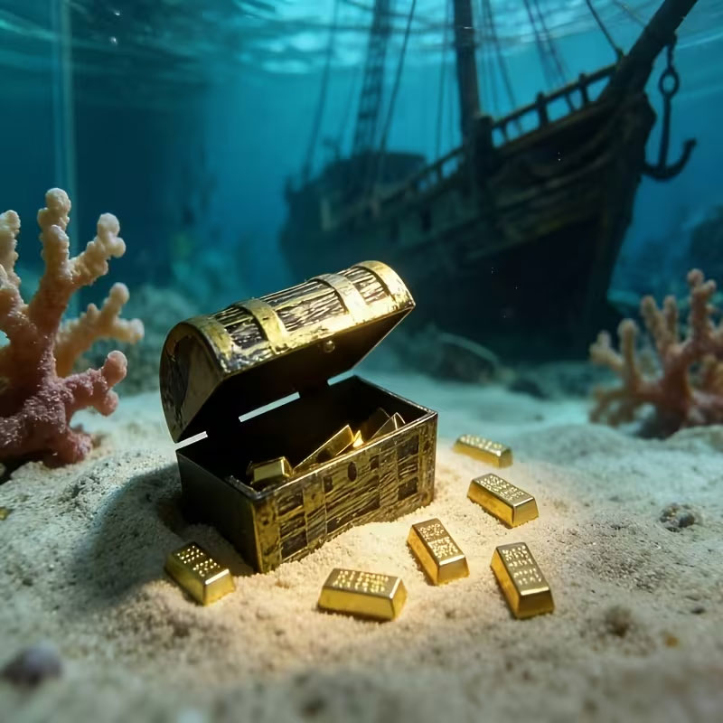 1 Set Mini-Piratenschatztruhen – Planted Aquarium Models Bewertung und Preis