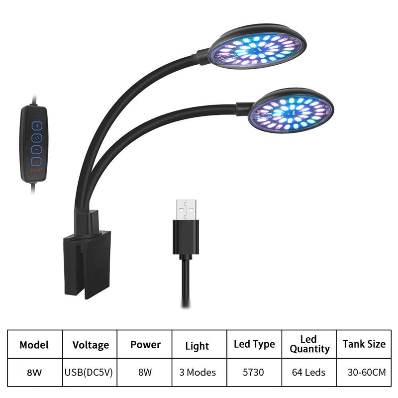 USB-Aquarium-LED-Licht, Aquari – Aquarium Plant Grow Light Bewertung und Preis