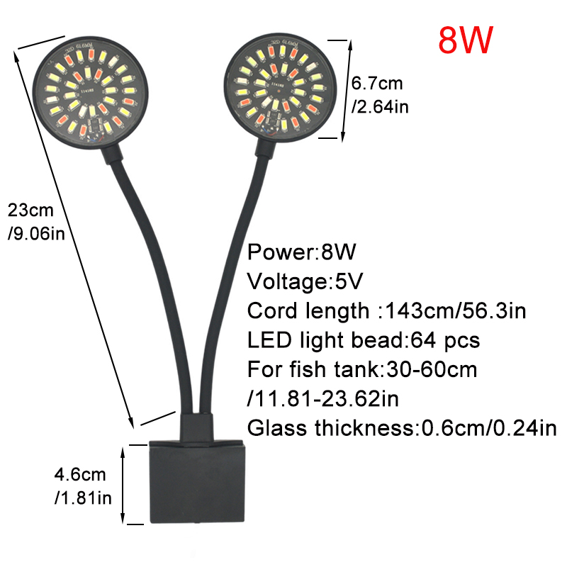 USB-Aquarium-LED-Licht, Aquari – Aquarium Plant Grow Light Bewertung und Preis